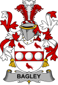 Irish Coat of Arms for Bagley or Begley