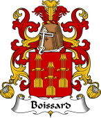 Coat of Arms from France for Boissard