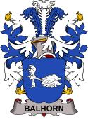 Coat of arms used by the Danish family Balhorn