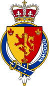 British Garter Coat of Arms for Goodwin (England and Ireland)