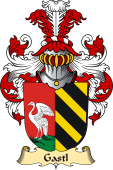 v.23 Coat of Family Arms from Germany for Gastl