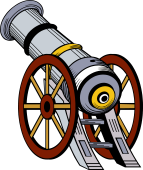Cannon Mounted in Perspective