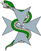 Cross, Malta Serpent Interlaced
