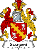 English Coat of Arms for the family Sargant or Seargent