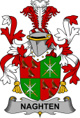 Irish Coat of Arms for Naghten or O'Naghten