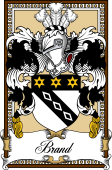 Scottish Coat of Arms Bookplate for Brand
