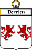 French Coat of Arms Badge for Derrien
