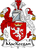 Irish Coat of Arms for MacKeegan or Keggan