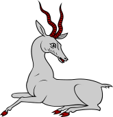 Antelope Couchant Reguardant