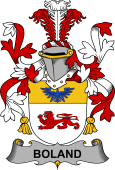 Irish Coat of Arms for Boland or O'Boland