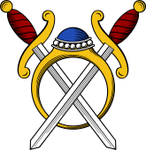 Ring Swords in Saltire Interlaced