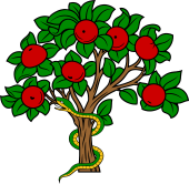 Apple Tree Serpent Entwined