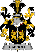 Irish Coat of Arms for Carroll or O'Carroll