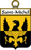French Coat of Arms Badge for Saint-Michel