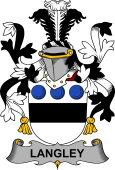 Irish Coat of Arms for Langley
