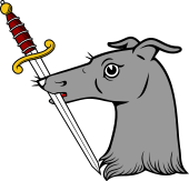 Greyhound Hd Holding Sword