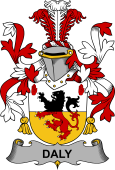 Irish Coat of Arms for Daly or O'Daly