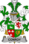 Irish Coat of Arms for Conroy or O'Conry