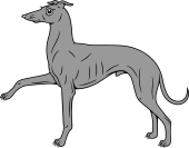 Greyhound Passant