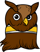 Owl Head Erased & Collared