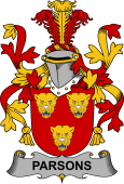 Irish Coat of Arms for Parsons