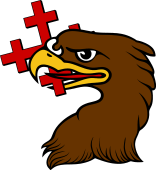Eagle Head Holding Cross Crosslet