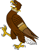 Eagle Rampant Ducally Gorged