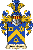 French Family Coat of Arms (v.23) for Saint-Denis