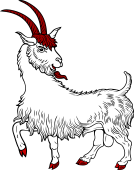 Goat Passant Reguardant