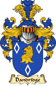 English Coat of Arms (v.23) for the family Dandridge