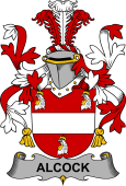 Irish Coat of Arms for Alcock