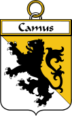 French Coat of Arms Badge for Camus