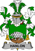Irish Coat of Arms for Hanlon or O'Hanlon