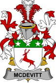 Irish Coat of Arms for McDevitt