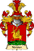 French Family Coat of Arms (v.23) for Verdier