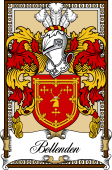 Scottish Coat of Arms Bookplate for Bellenden