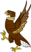 Eagle Rampant Wings Endorsed Collared