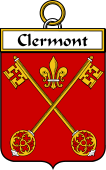 French Coat of Arms Badge for Clermont