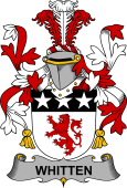 Irish Coat of Arms for Whitten