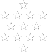 Constellation of 13 Mullets