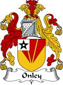 English Coat of Arms for the family Onley