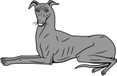 Greyhound Couchant Guardant