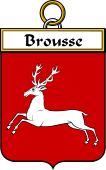 French Coat of Arms Badge for Brousse