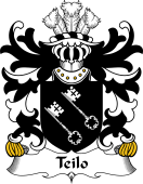 Welsh Coat of Arms for Teilo (SANT, St. Teilo)