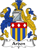 English Coat of Arms for the family Arden