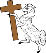 Lamb Rampant Cross Btw the Forelegs
