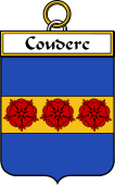 French Coat of Arms Badge for Couderc