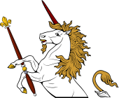 Demi Unicorn Holding Sceptre