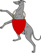 Greyhound Rmpt Shield About the Neck