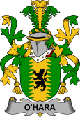 Irish Coat of Arms for Hara or O'Hara